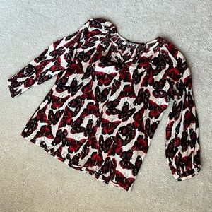 Tucker butterfly classic blouse